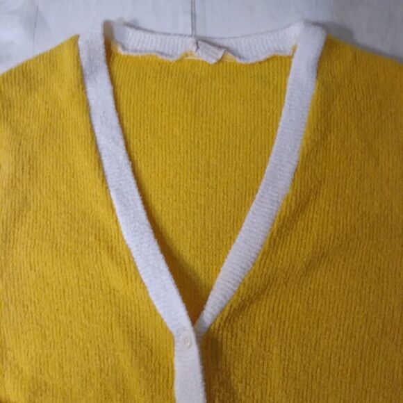 Vintage Jantzen Color Block Cardigan Sweater - Picture 3 of 10